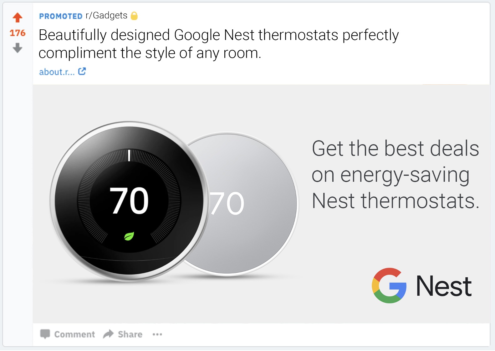 Reddit ad